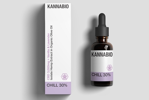 CHILL 30% VANILIA LAVENDER CBD Isolate (10ml) THC Free